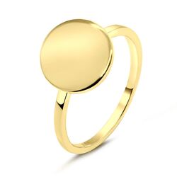 Gold Plated Silver Rings NSR-2786-A-GP